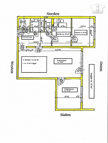  - SCHNÄPPCHEN!!!  Ruhige 3 Zi-Wohnung in Biedermannsdorf bei Mödling