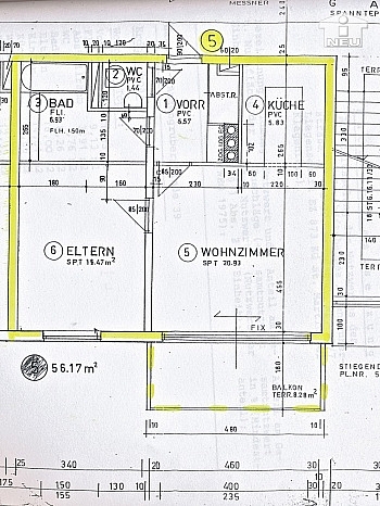 saniert Fenster Balkone - Helle, freundliche 2-Zi-Wohnung in St. Martin (Anzengruberstraße)