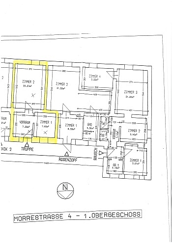 ruhige Dusche sofort - 2 Zi-Wohnung in der Morrestrasse