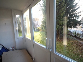 verglaster Westloggia Fenster - 4 Zi Wohnung in Welzenegg