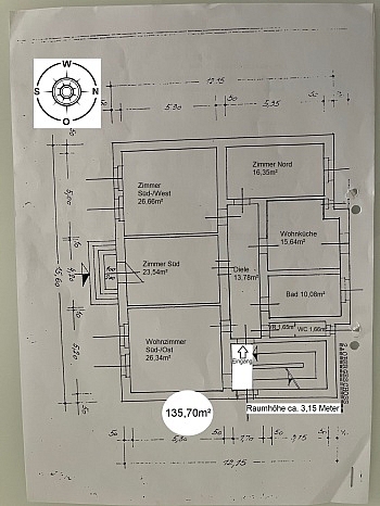  - Schöne, sanierte 4 Zi Altbauwohnung 135m² in der Gabelsberger Straße