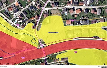 Bebauungsplan Teilungsplan Grundstücke - Schöne Baugründe Nähe Stadtzentrum ab 640 m² bis 885 m² in Ebenthal - Rain
