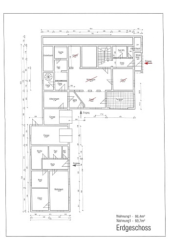 Diele Büro Nähe - 300m² Wohnhaus mit 70m² Einliegerwohnung in Reifnitz mit Seeblick und Seenähe in TOPLAGE