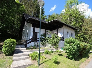 Südterrasse Vorraum Holzflügelfenster - Günstiges Wohnhaus in Ludmannsdorf