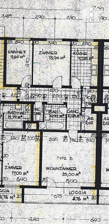 erreichbar Fernwärme erneuerten - Helle 3-Zi-Wohnung in zentraler Lage